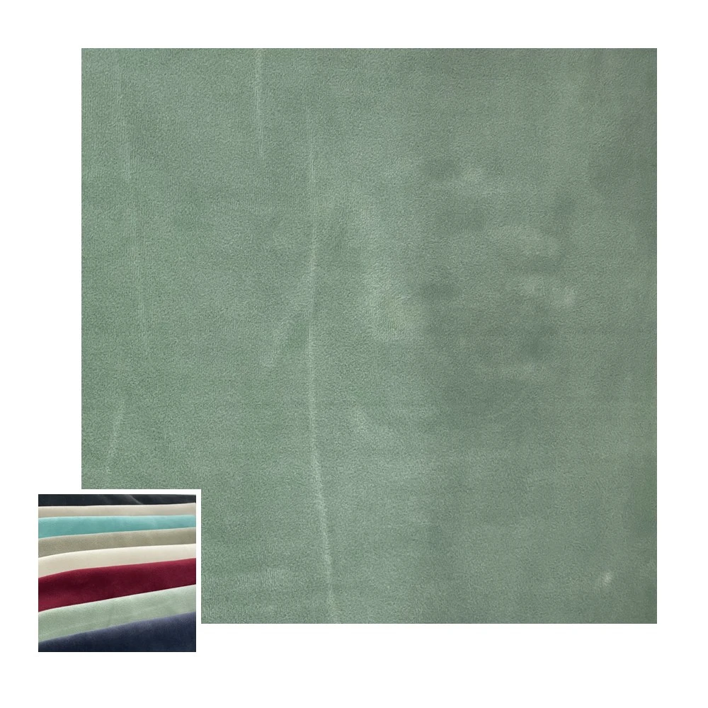 High quality pure cotton knitted jersey bonded super soft fleece fabric for pajamas blankets