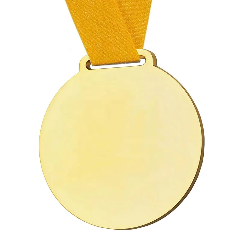 Custom Zinc Alloy Antique Metal Brass Copper Bronze Plating Blank Insert Award Medal For Sport