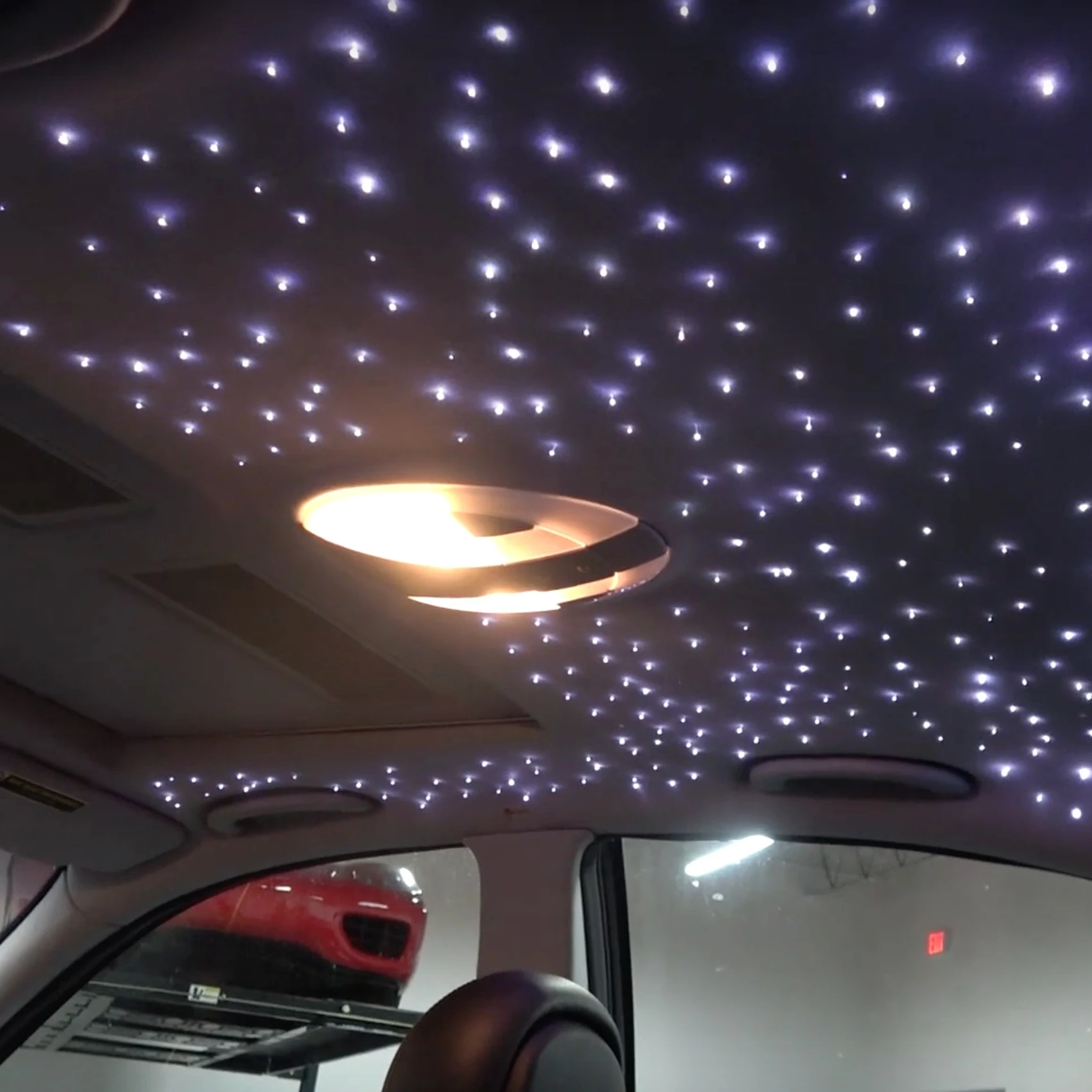 
12V DC 16W RGBW twinkle effect rolls royce car roof star lights with smart phone app bluetooth control function 