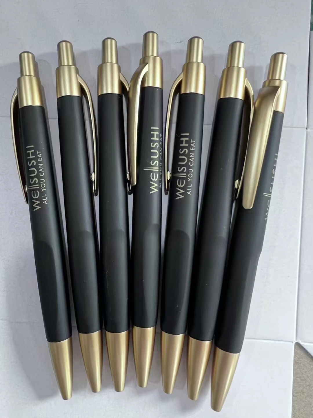 Hot Sale Customized Logo Triangle Hotel Pen Rubber Grip Metal Ball Pen Novelty Gift Advertising Pen