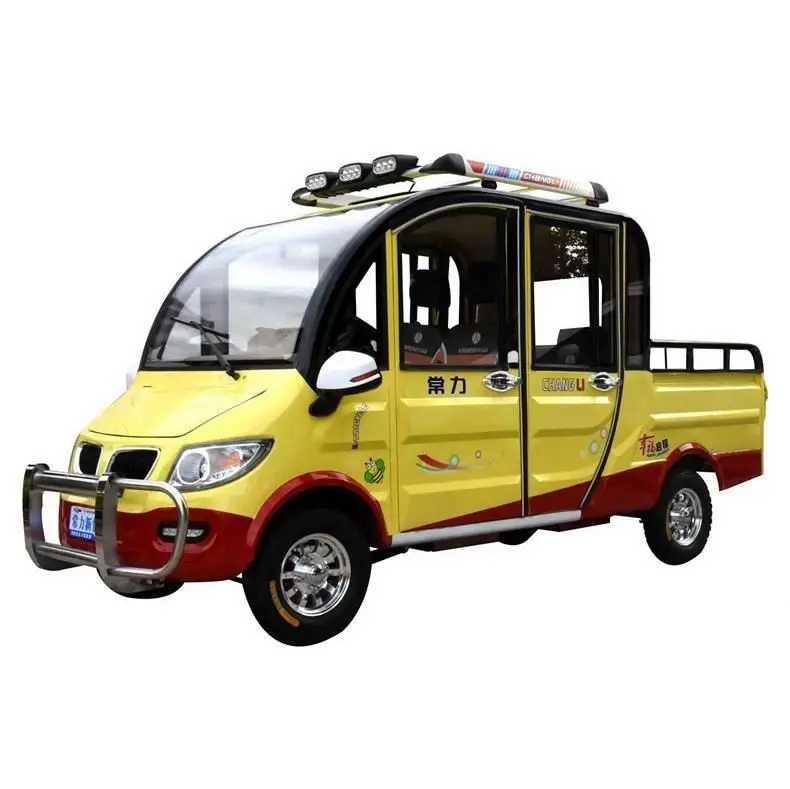 Cheap price China  4 doors electric pickup trucks car
