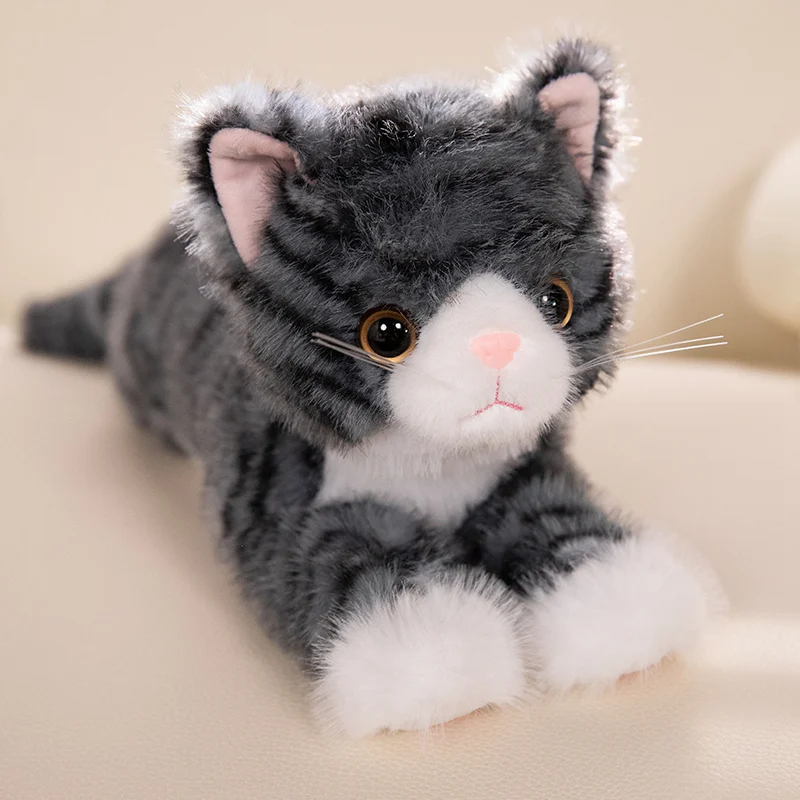 Various types of  low price cute simulation animal 53cm cat plush toy for children