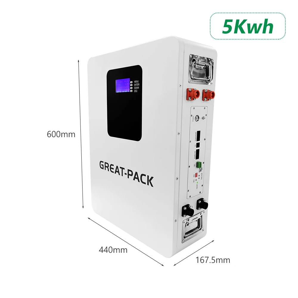 Hot Selling in European Market 51.2V 100AH 5.12KWH Lifepo4 Battery Energy Storage Battery for Home