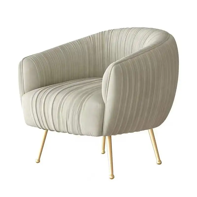 white single sofa occasional armchair lounge accent chair comfortable modern design low soft single seat sofa lounge chair