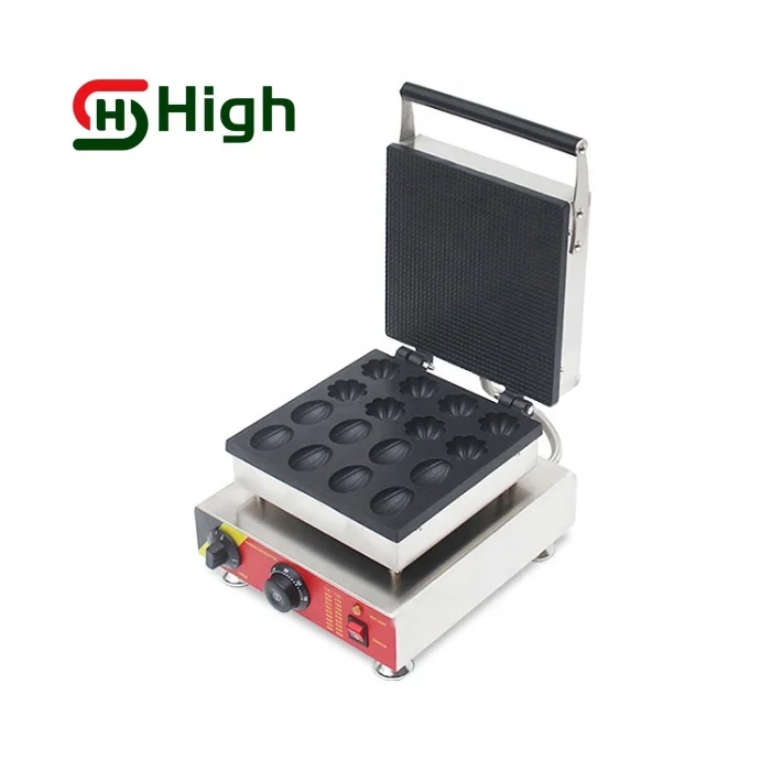 Commercial Kitchen Equipment Easy Operating Mini Pancake Souffle Baking Machine For Dessert Snack Bar Sponge Cake Maker