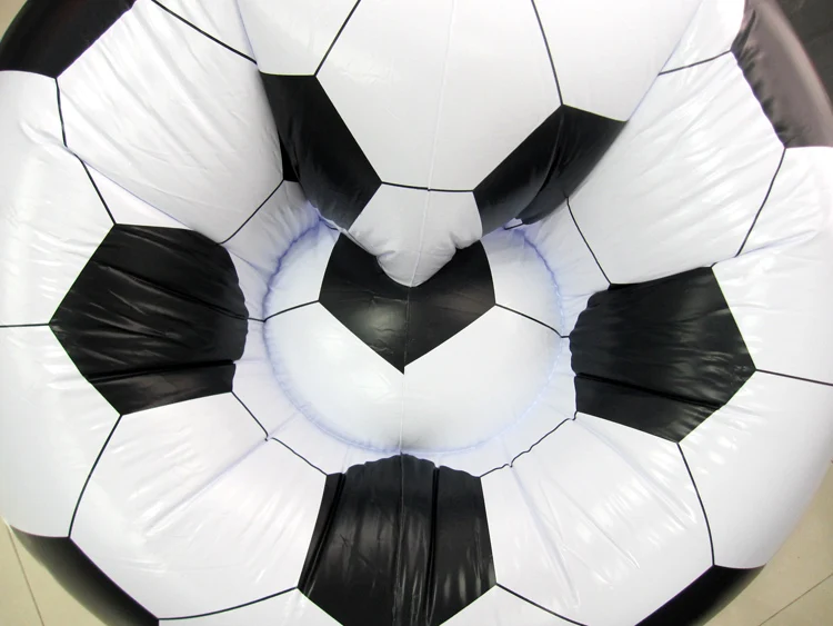 
Hot sale football design inflatable sofa PVC seat air sofa bed Wholesale Phthalate free football inflatable sofa/ air chair 
