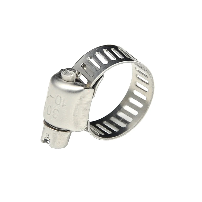 500-600 600-700 700-800 800-900 U-shaped 304 Stainless Steel Cross-head or slotted screwdriver fastening Pipe Clamp with buckle