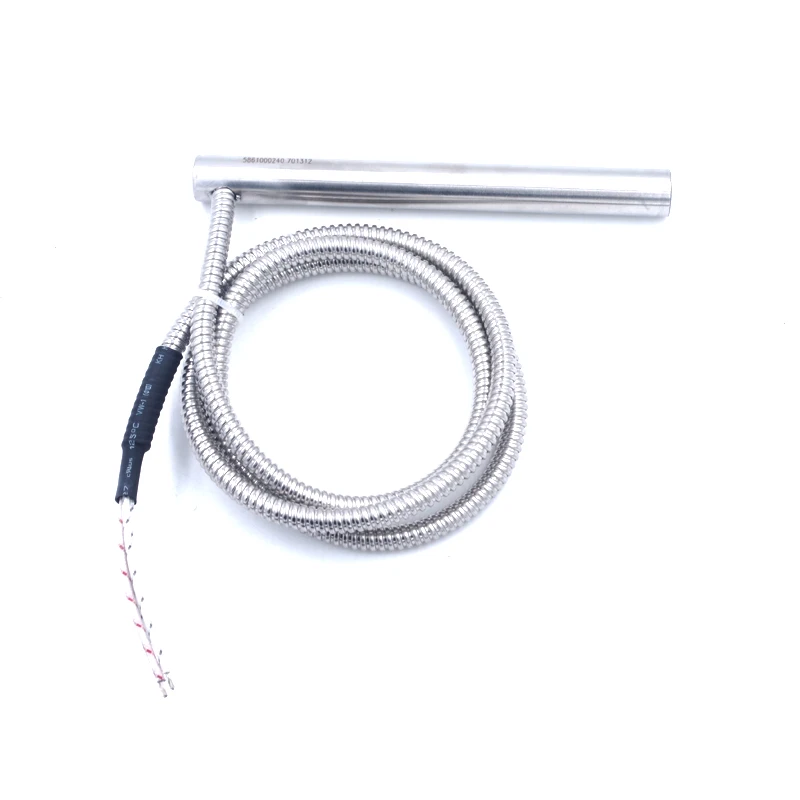 2022 New Custom  6X40MM 42V 160Watt With 18 Inch Teflon Leads L-Shape with House Pipe Cartridge Heater