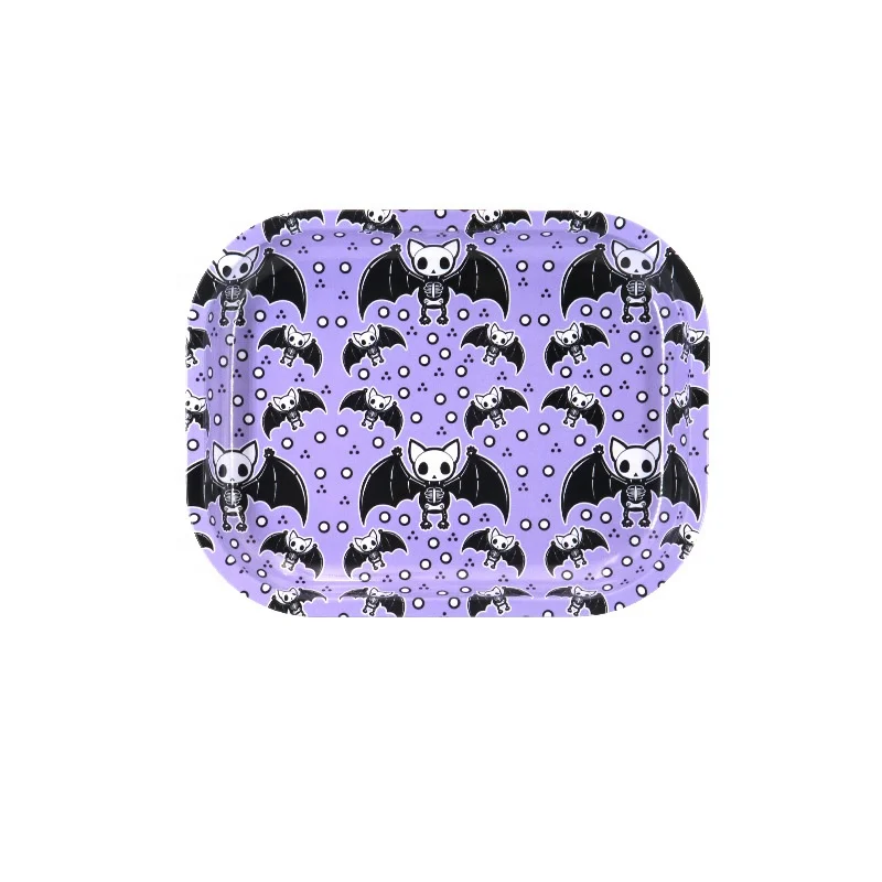 Custom Metal trays Tobacco Accessories Rolling tray with lids tin rolling trays Smoking Products