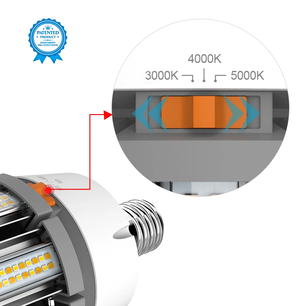 Новая светодиодная лампа-кукуруза E26/E39 100-277 в 5000k сменная лампа HID HPS CFL металлическая галогенная mogul Базовая для внутреннего и наружного применения