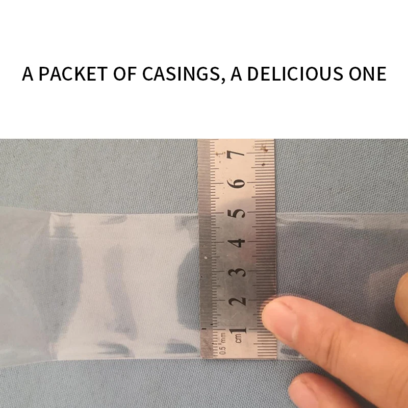 5 метров пищевой корпусов для колбасы шириной 50 мм основа для алюминиевые штранг-прессования машина для хот-догов пластиковый корпус несъедобные обсадных труб