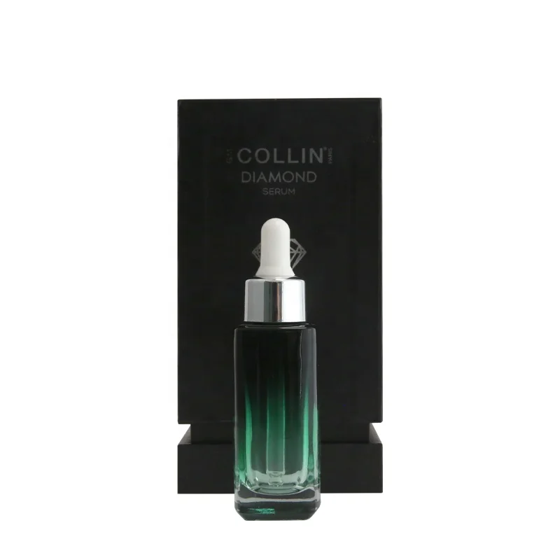 Beautiful Gradient Colored Empty Cylinder Glass Bottle Low MOQ Pipette Dropper Bottles With Packaging