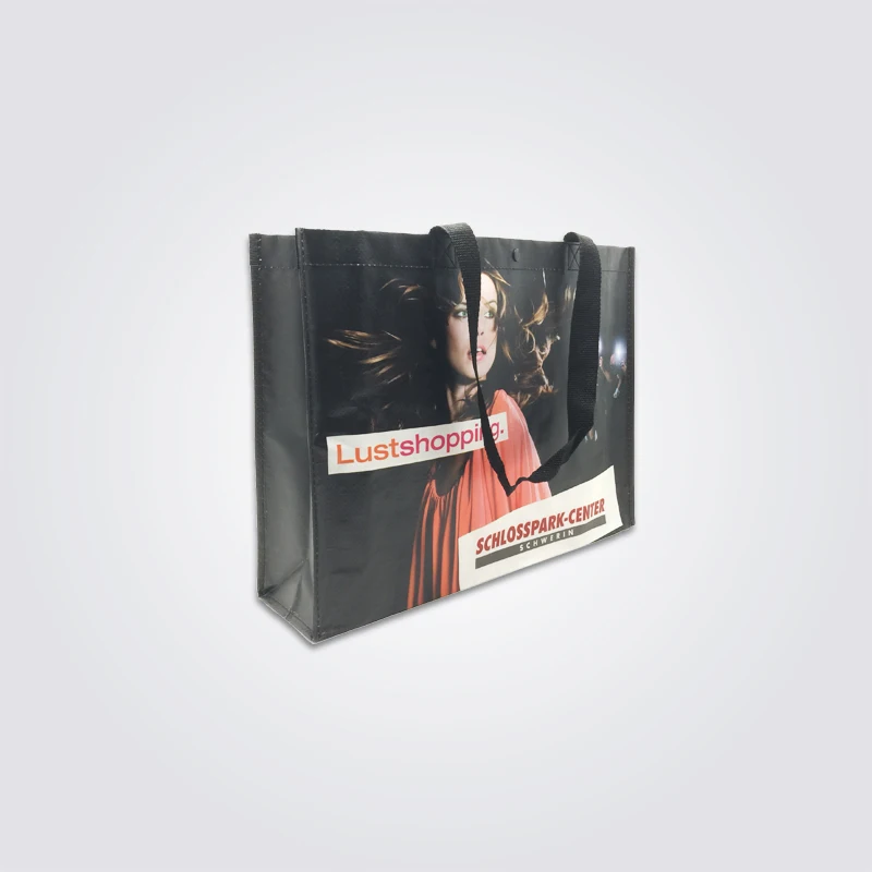 
Online Shopping Top Brand In China Leader Recycled Lamination Printed PP Woven Zipper Bag 