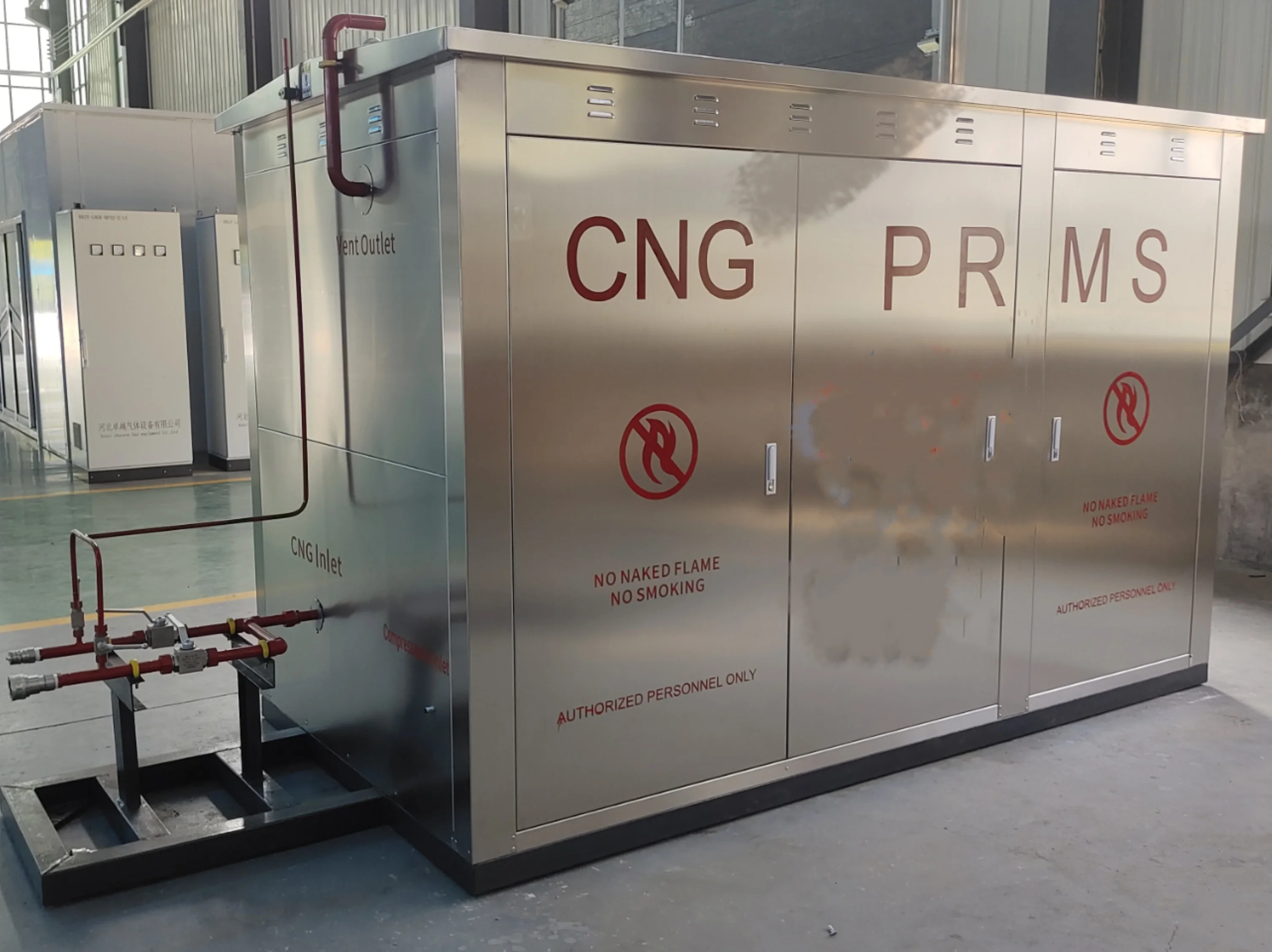 Китайский производитель 2000scm 2000Nm 3/ч кимариальный регулятор CNG Prms регулирующий давление для станции