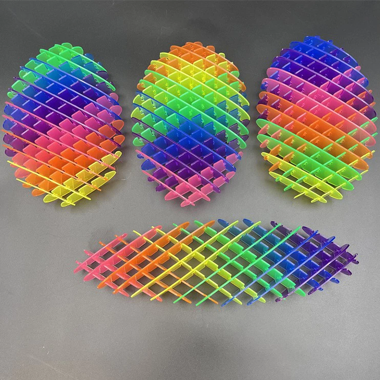 2025 новый дизайн Лидер продаж пластиковые сжимаемые игрушки с 3D-печатью снимающие стресс эластичная сетчатая декомпрессионная игрушка для детей