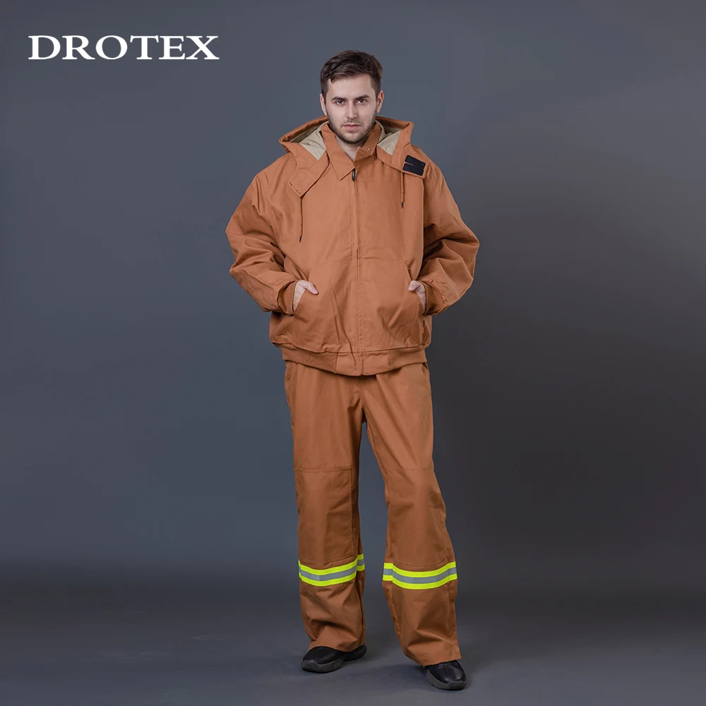Comfortable Electric Jacket Pants Flame Retardant Workwear Reflective Work Suits For Men