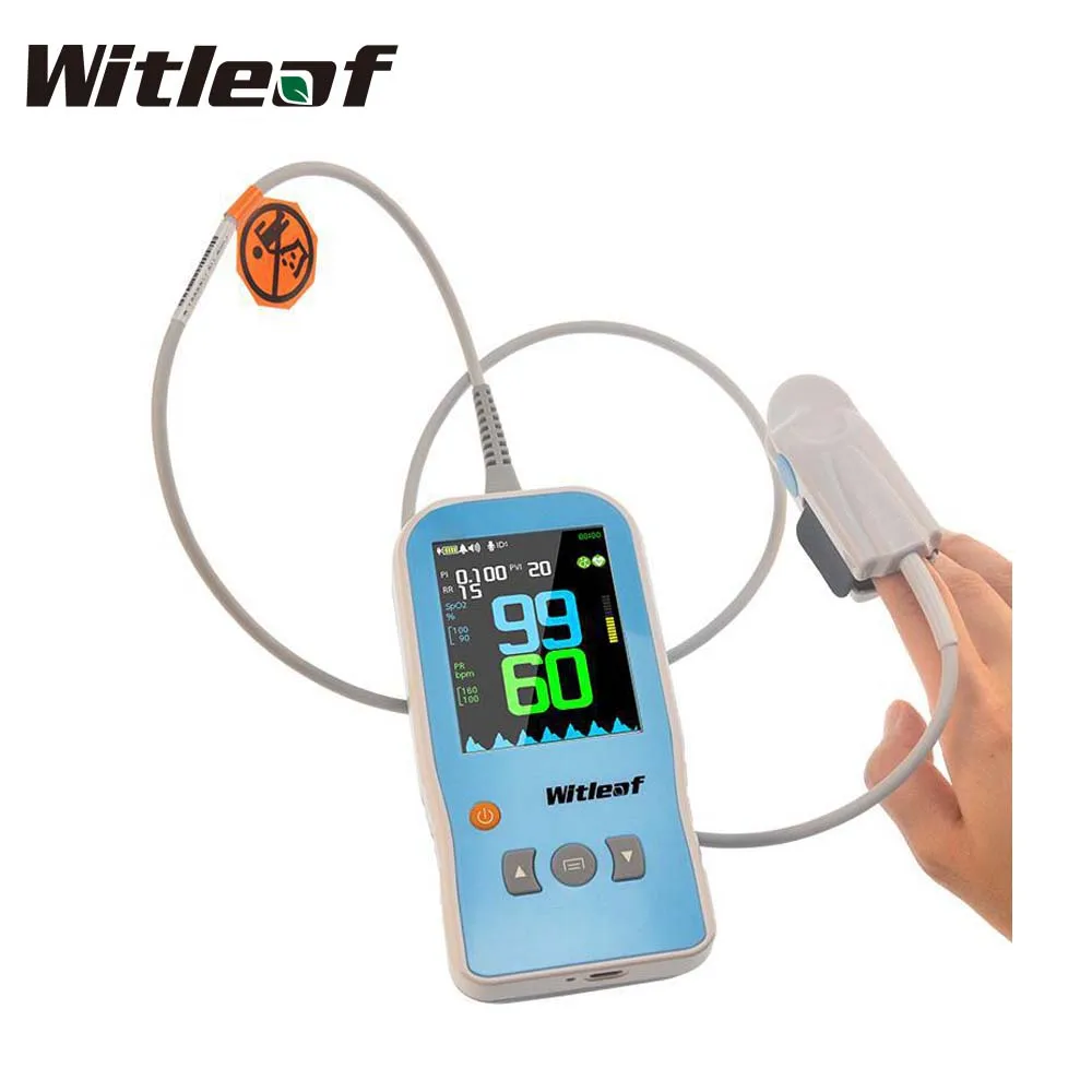 CE Adult Pediatric Neonate Medical Rechargeable touch screen Oxy Meter Pulse Oximete Fingertip  Handheld Pulse Oximeter