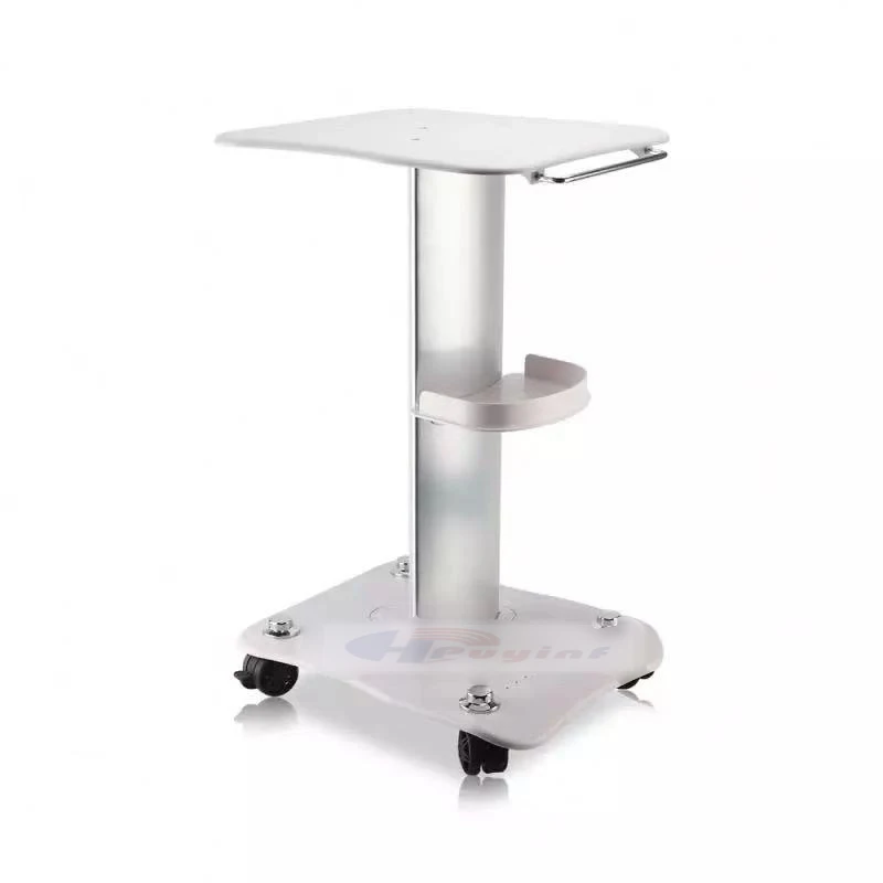 Beauty Machine Storage Trolley with High Strength ABS Platform and Basket