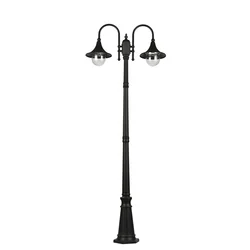 Garden Light Black color Aluminum yard pole E27 Garden Light