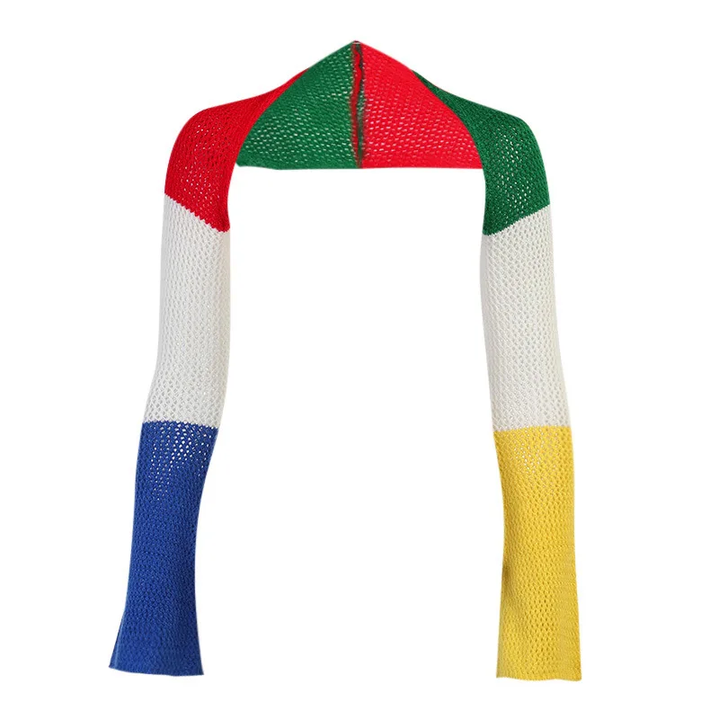 Fashion Korean Short Top Autumn Sweater Knit Top 2021 See Through Long Sleeve Crochet Tops For Women