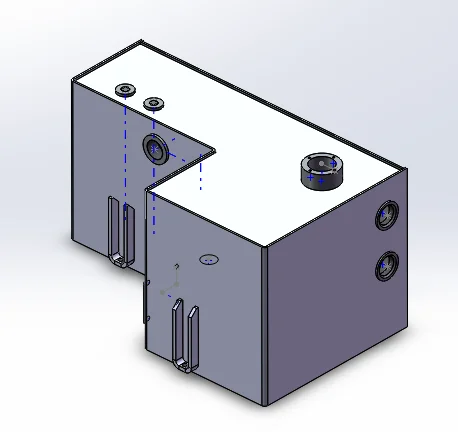 Гидравлический резервуар изготовленный на заказ из нержавеющей