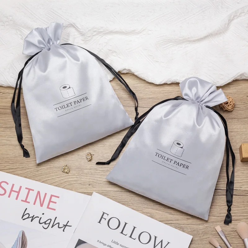 Шелковый атласный мешок для хранения одежды