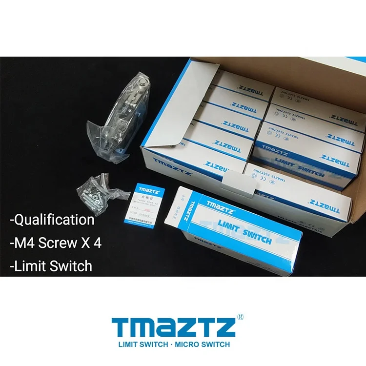 TuV&RoHS certification TZ-8108 AZ-8108 Limit Switch 380VAC/15A ME Series Waterproof with Plastic/Stainless steel roller
