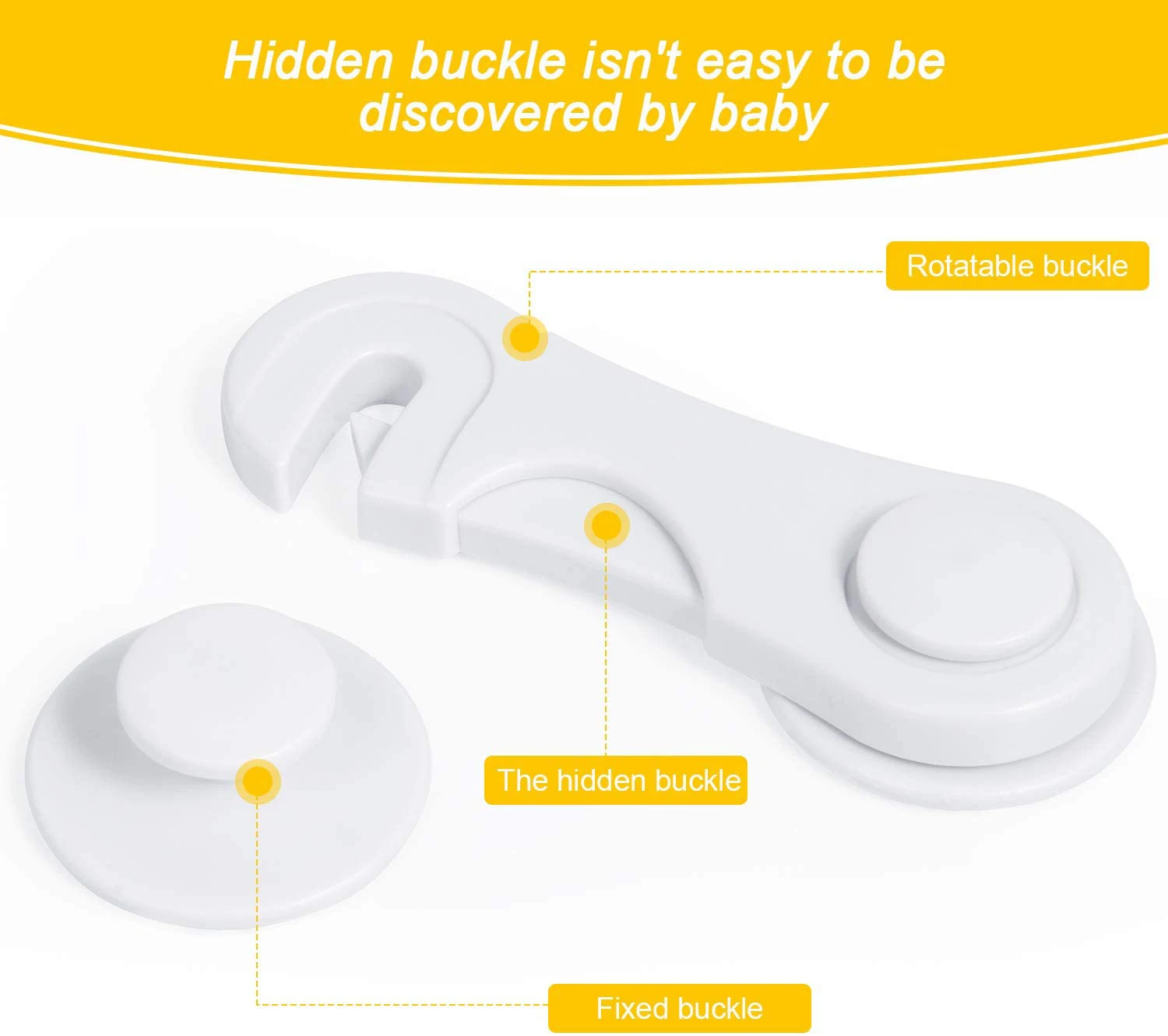 Kids Plastic Cabinet Lock Child Safety strap locks Drawer Door Cupboard Strap Safety Locks protect children from safe