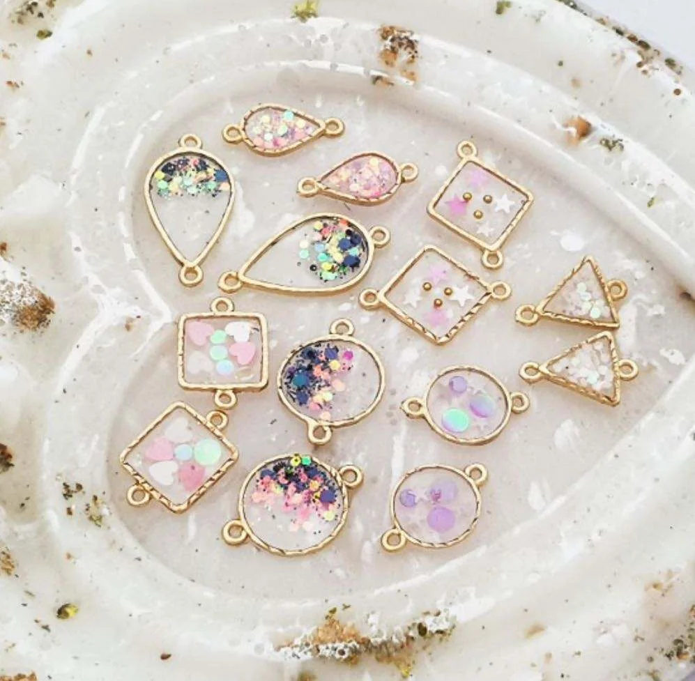 Beadsnice  Brass base  Connector  5mm-30mm Jewelry Making Bezel