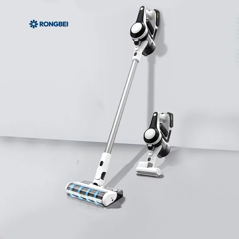 Handheld Wireless Vacuum Cleaner with Battery Power Wet and Dry Function Cordless for Home Car RV with Bag Brushless Motor