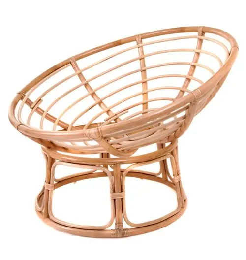 High Quality Creative Eco-friendly Vietnam Bohemian Handwovening Rattan Bean Chair for Home Decoration and Furniture