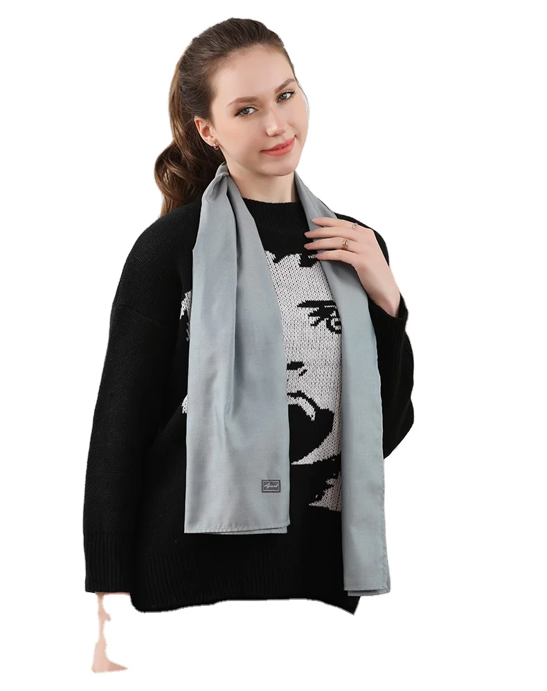 Anti Radiation Scarf Silver Fiber Electromagnetic Radiation Protective Scarf Computer EMF Shielding Neck Protection Scarves