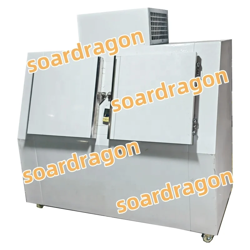 Soardragon 30CuFt bagged ice freezer box gas station ice storage merchandiser freezer with foam door
