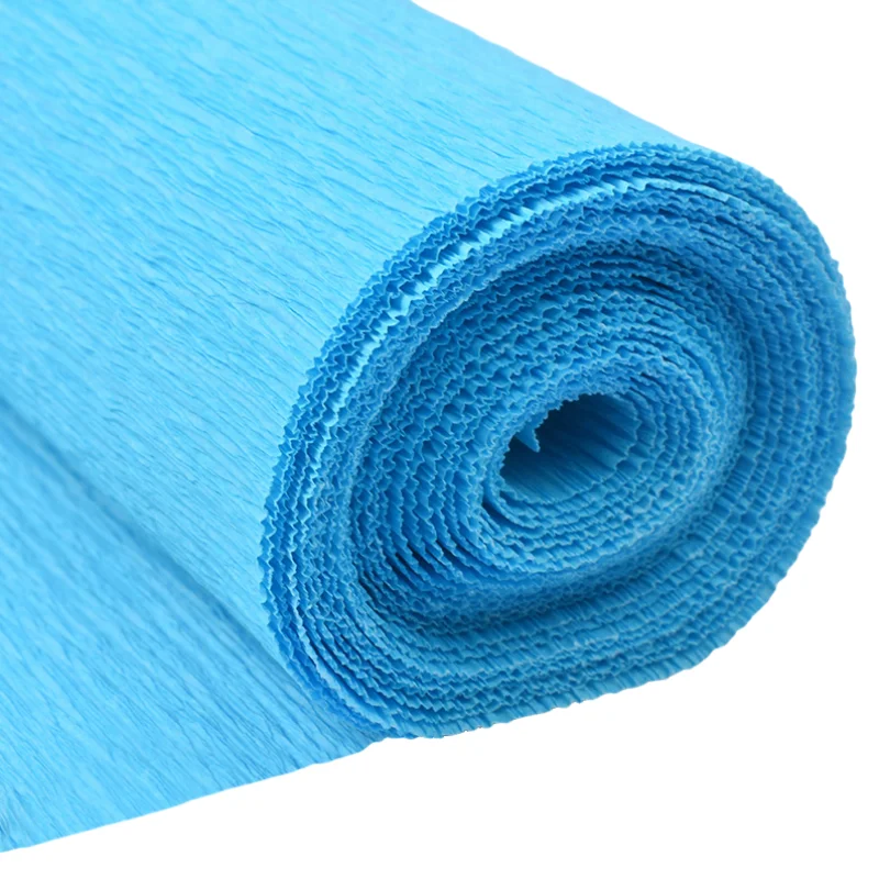 Best Quality Rolls Crepe Paper Solid Color Application for Saloon/party Arrangement China