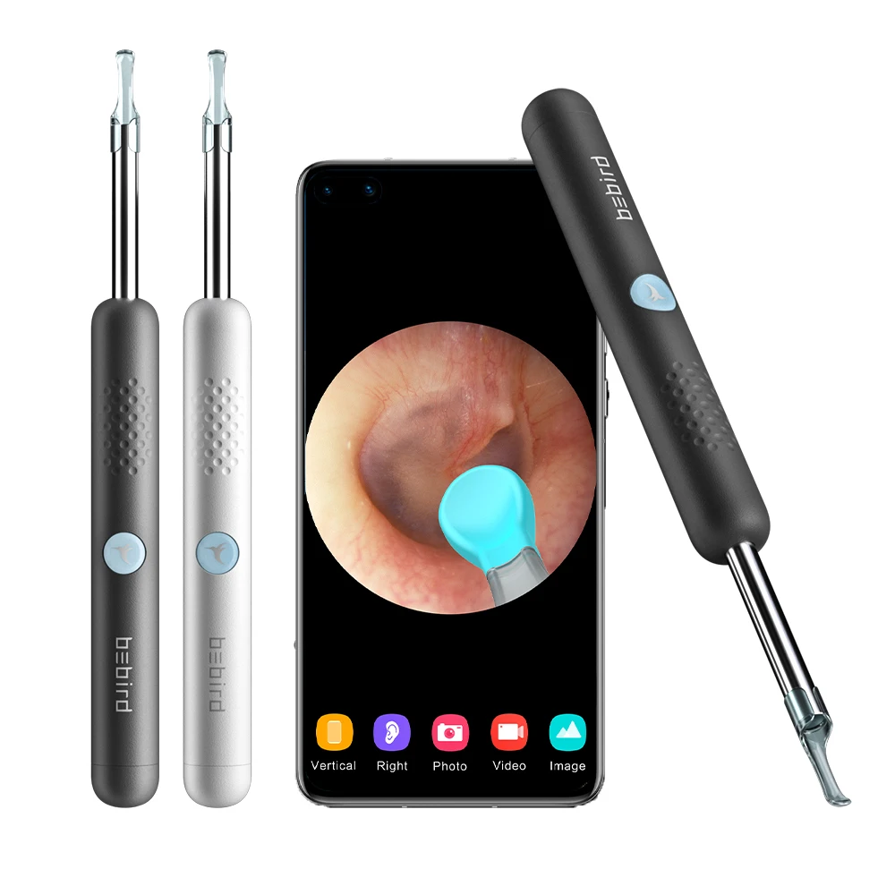 Bebird R1 smart visual ear cleaning rod ear endoscope camera wifi earwax removal kit hd