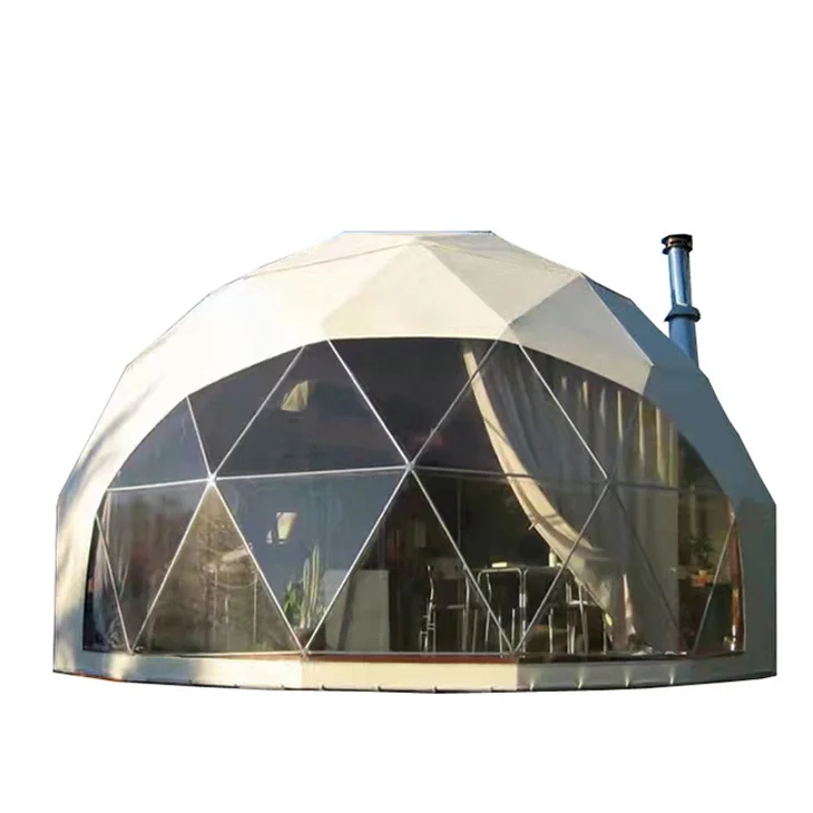 6-8 Persons Luxury Camping House Waterproof Outdoor Event Tent Geodesic 6M Dome Tent