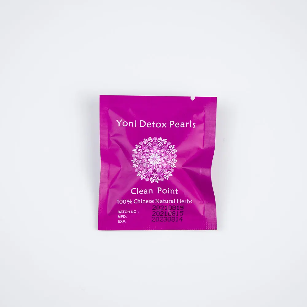 Clean point packaging bulk detox vaginal original yoni pearls with applicator