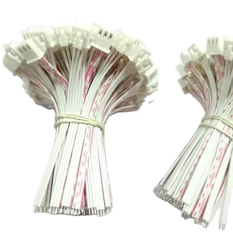 Factory direct sale Xh2.54 Pitch Terminal Cable 2p 4p 6p Male Female Red White wire harness electronic cable for stepper motor