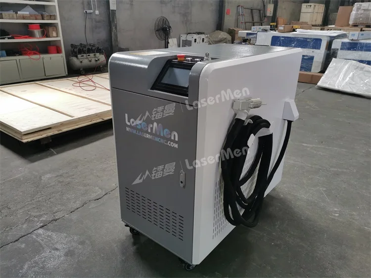 Highly efficient LM-2000C handheld fiber laser cleaning machine for metal cleaning
