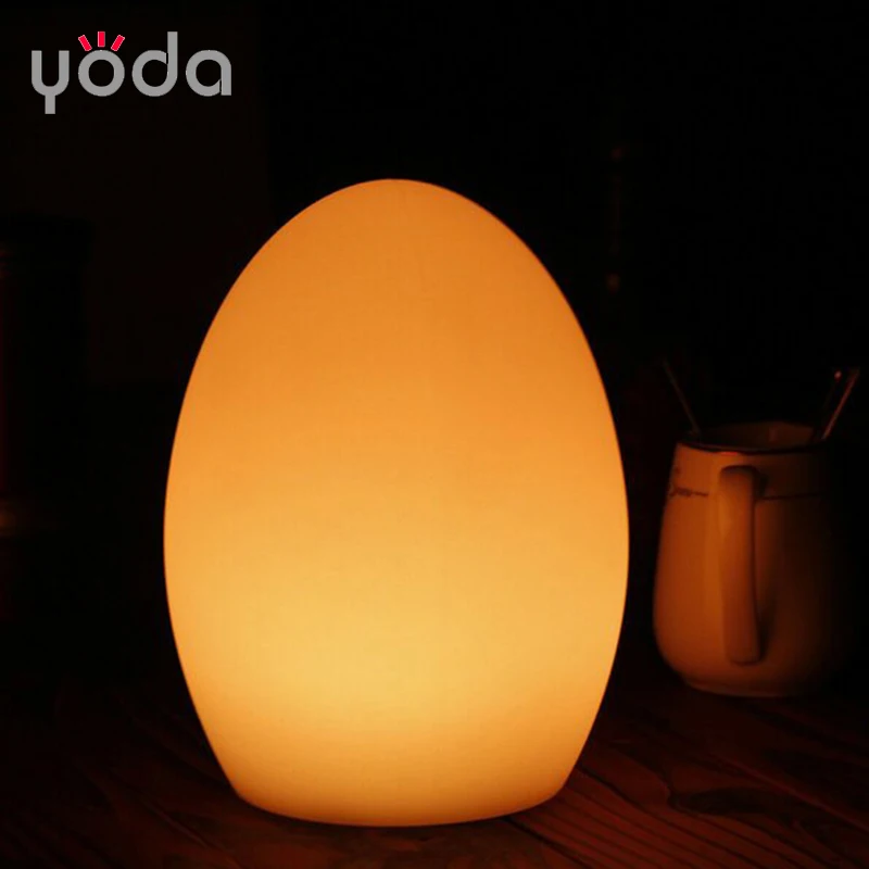 animal egg soft silicon rubber pat tap kids baby children usb rechargeable led night lights
