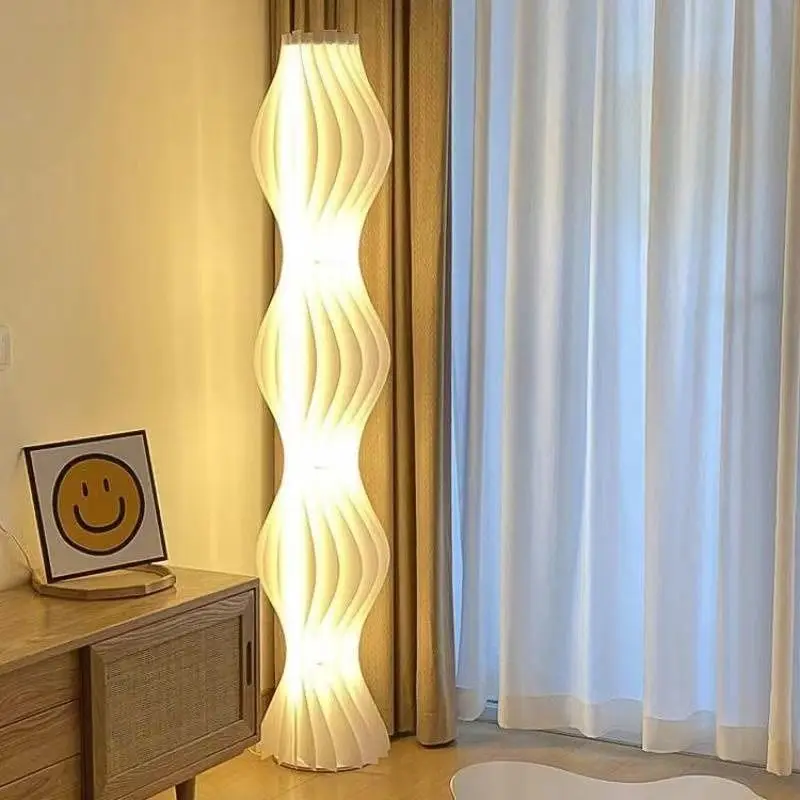 J0G cream wind grass skirt floor lamp Nordic ins wind living room sofa floor lamp advanced light luxury girl bedroom stand