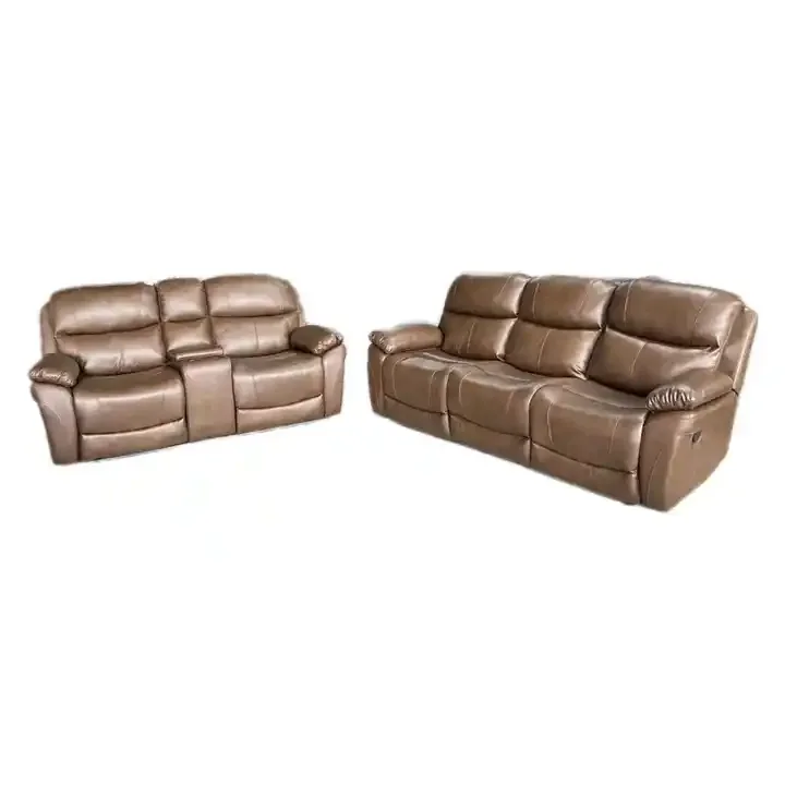 Frank fashionable design soft sectional leather couch sofa set furniture living room