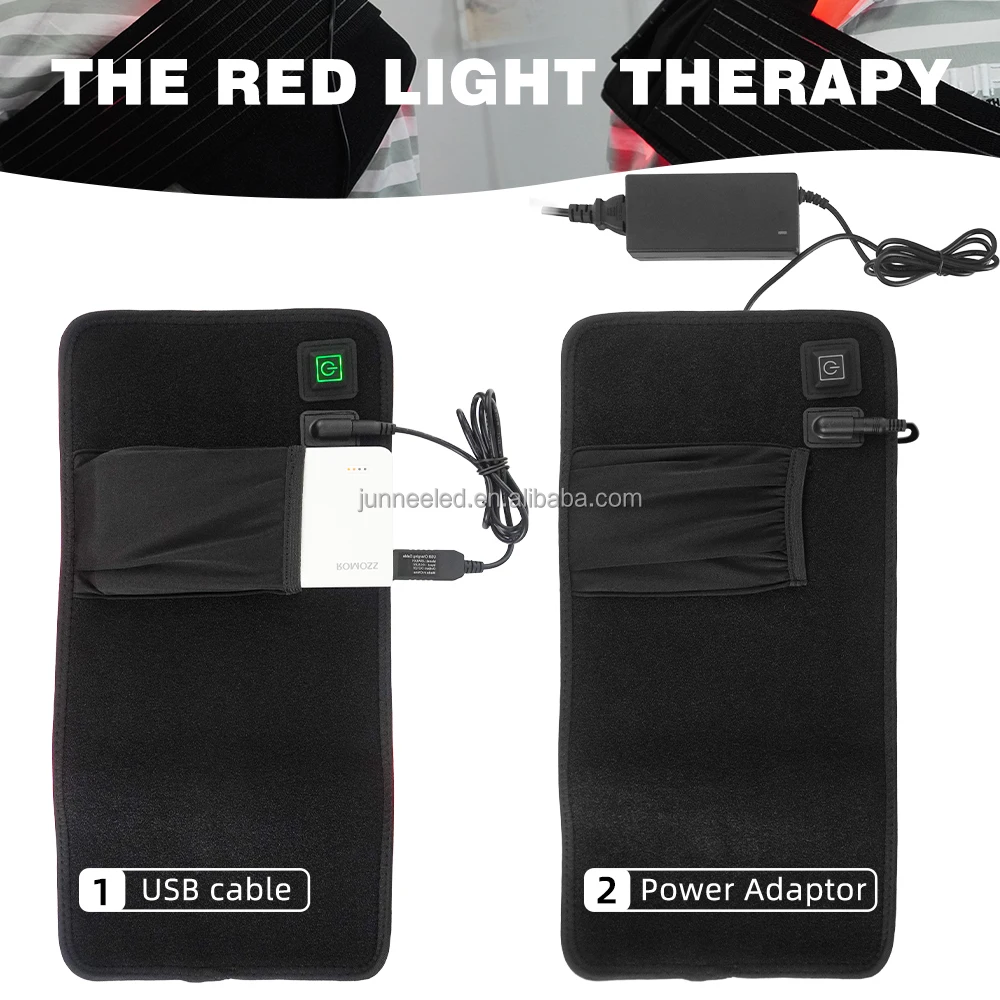 Portable 660nm 850nm red near infrared light Red light therapy equipment Animal Red Light Belt for Horse Dog Cat