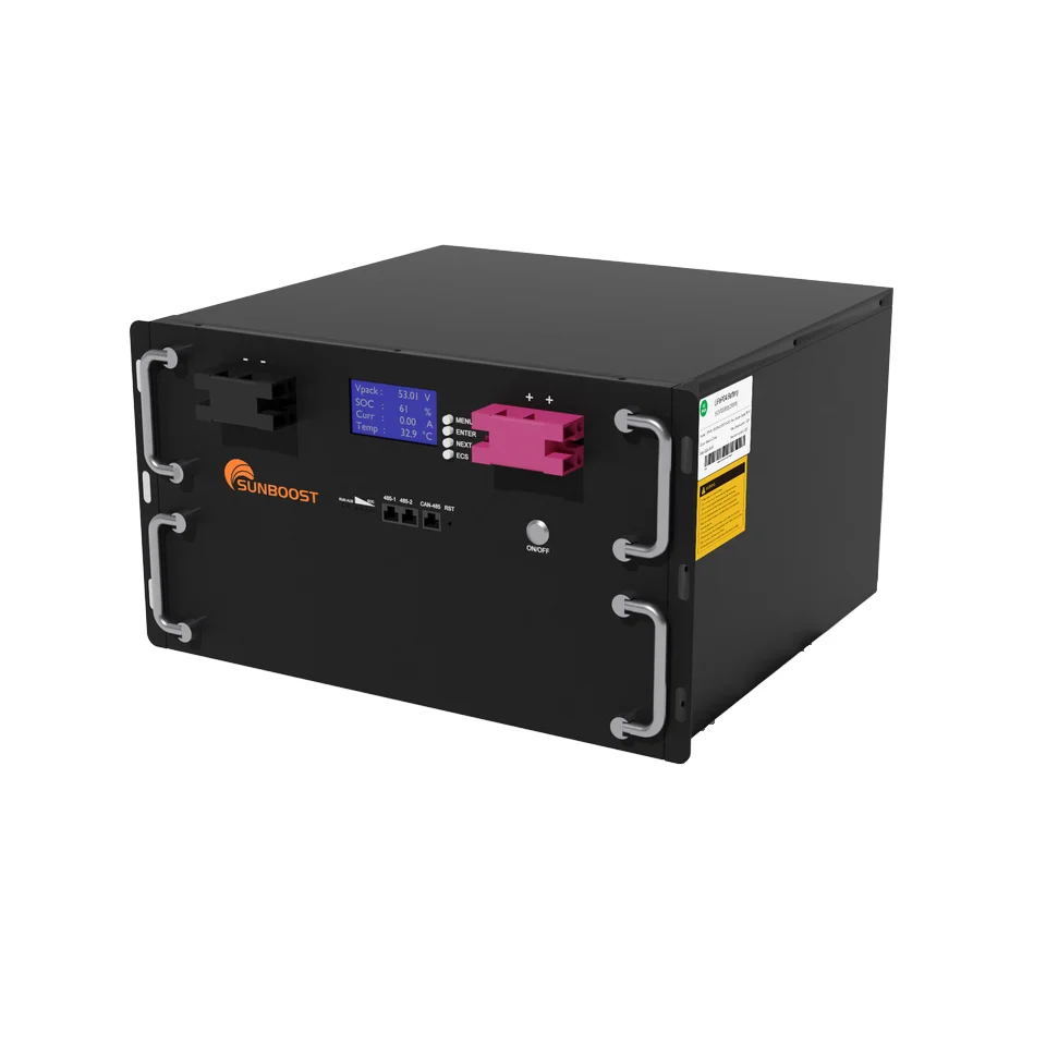 Sunboost 51.2V 100Ah 150Ah 200Ah Lithium Ion Packs 15Kwh 30Kwh Lifepo4 48V Battery Home Energy Rack Mounted Storage Battery