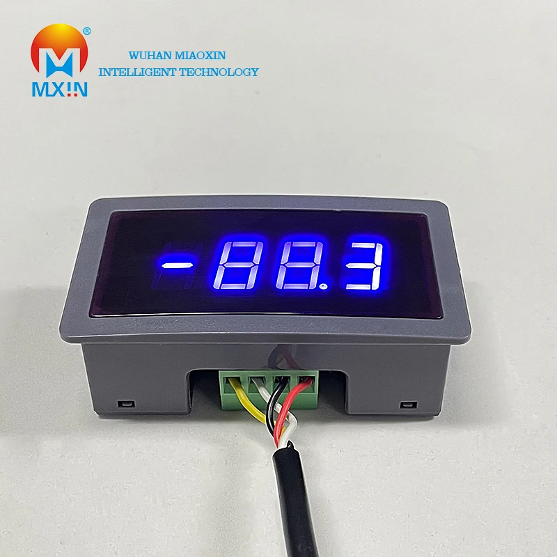 Waterproof 0.56 inch 4-bit Blue RS485 Serial Port Meter LED  MODBUS-RTU Segment Digital Tube Display