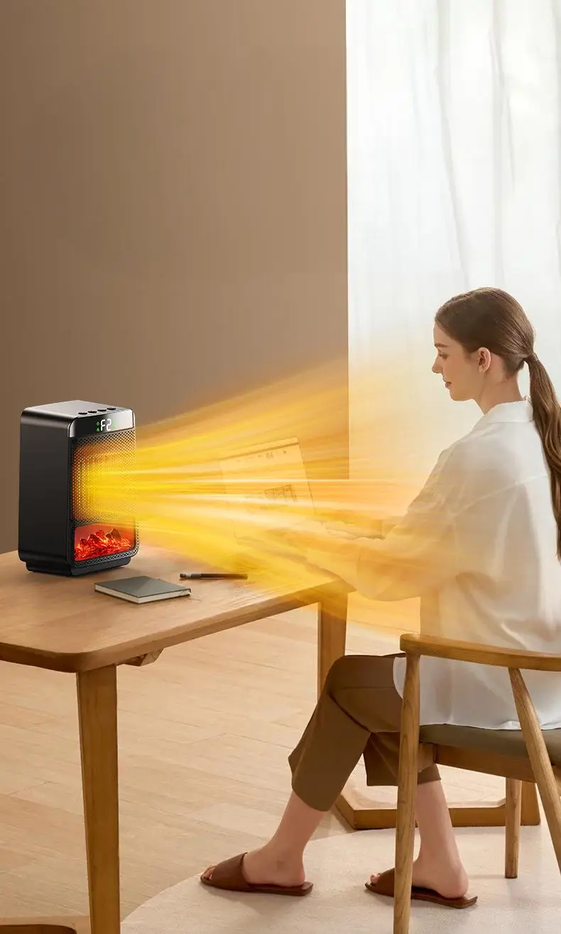Flame Heater PTC desttop heater for household using fashion in 204