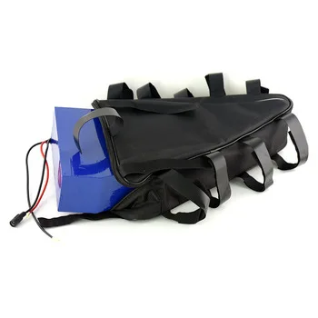 Треугольная батарея 72 в 3000 Вт 20 Ач, литиевая батарея, аккумулятор для электрического велосипеда с зарядным устройством + сумка