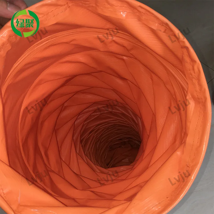 Pvc Tarpaulin Spiral Ducting Air Manufactures Flexible Duct Hose