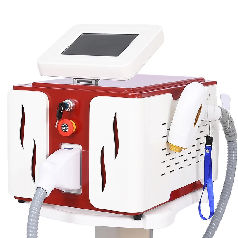 2022 portable three-wavelength ice diode laser hair removal machine 755 808 1064 laser permanent hair removal