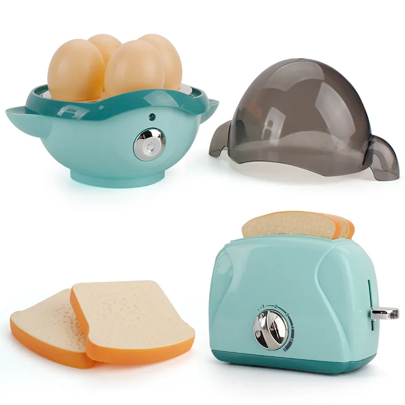 Battery Operated Kitchen Household Pretend Play Toys Emulational Mini Home Appliance Toy With Music And Light